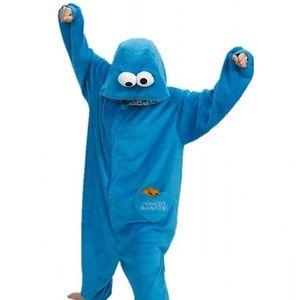 Cookie Monster Onesie Adult 🍪